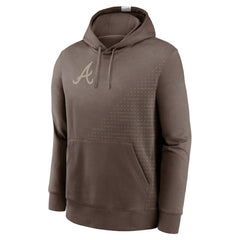 Atlanta Braves Statement Pullover Hoodie - Light Brown | Nike