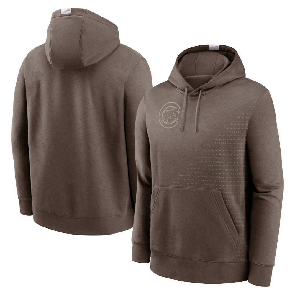 Chicago Cubs Statement Pullover Hoodie - Light Brown | Nike