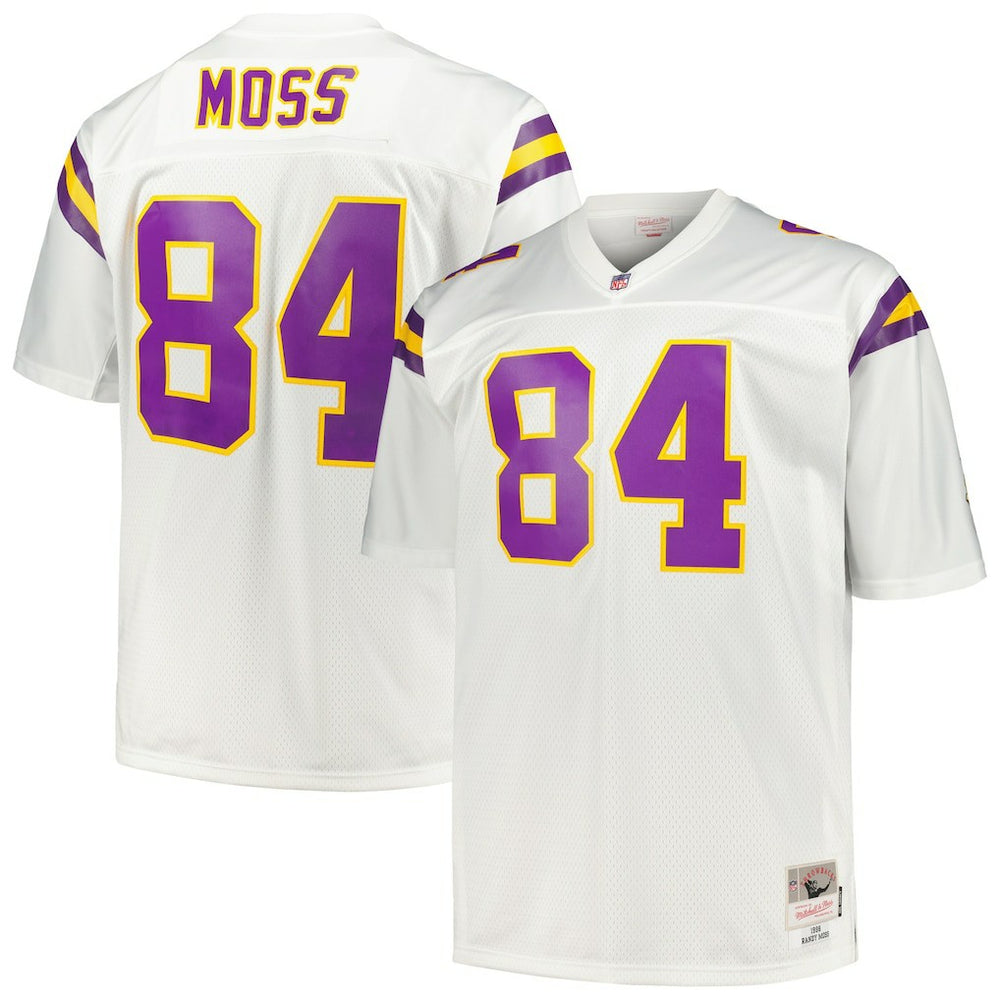 Randy Moss Minnesota Vikings Big & Tall 1998 Legacy Retired Player Jersey - White outlet