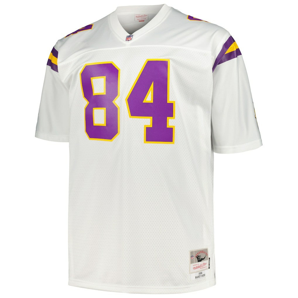 Randy Moss Minnesota Vikings Big & Tall 1998 Legacy Retired Player Jersey - White outlet