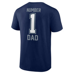 Dallas Cowboys Father's Day #1 Dad T-Shirt - Navy on sale