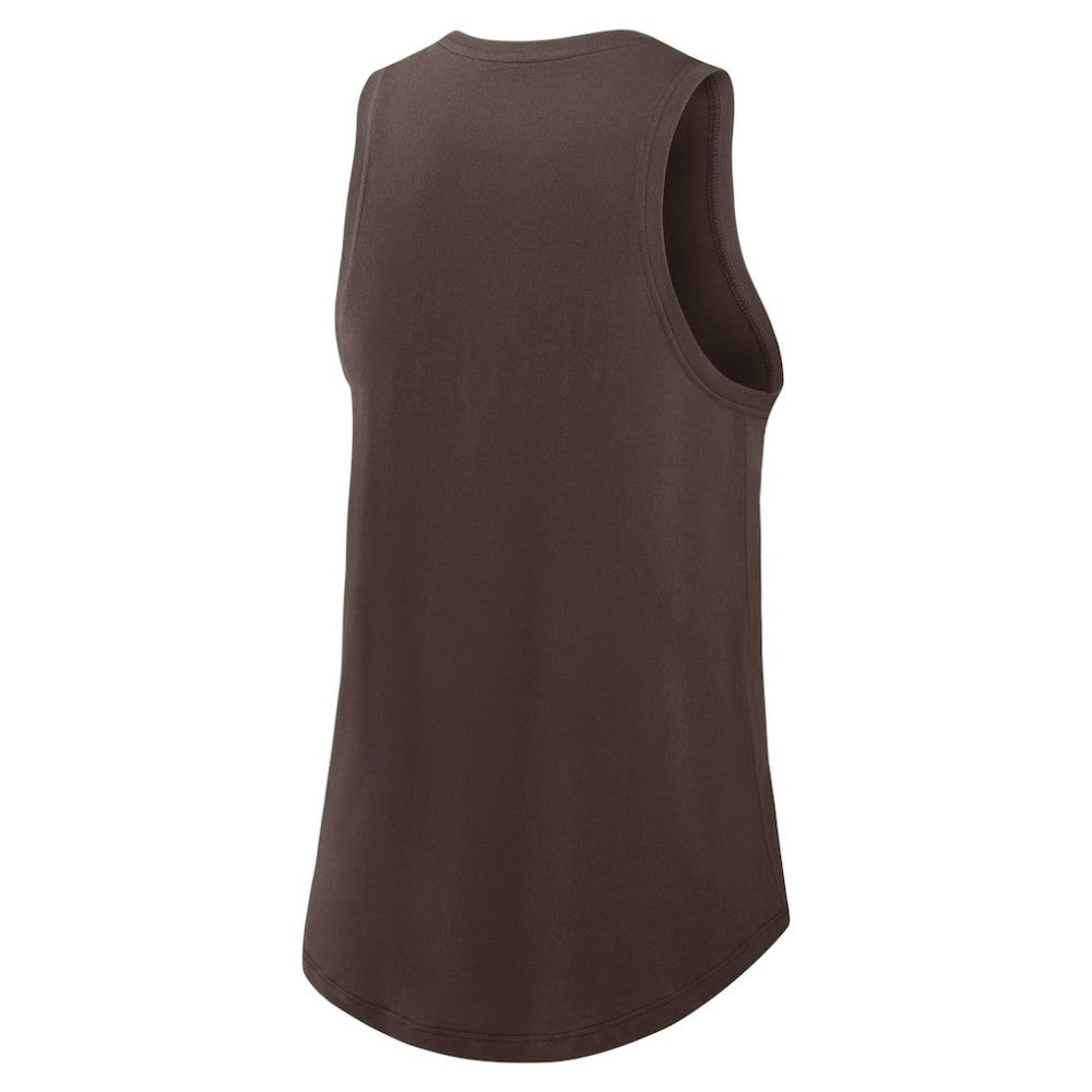 San Diego Padres Women's Legacy Icon High Neck Dri-FIT Tank Top - Brown | Nike