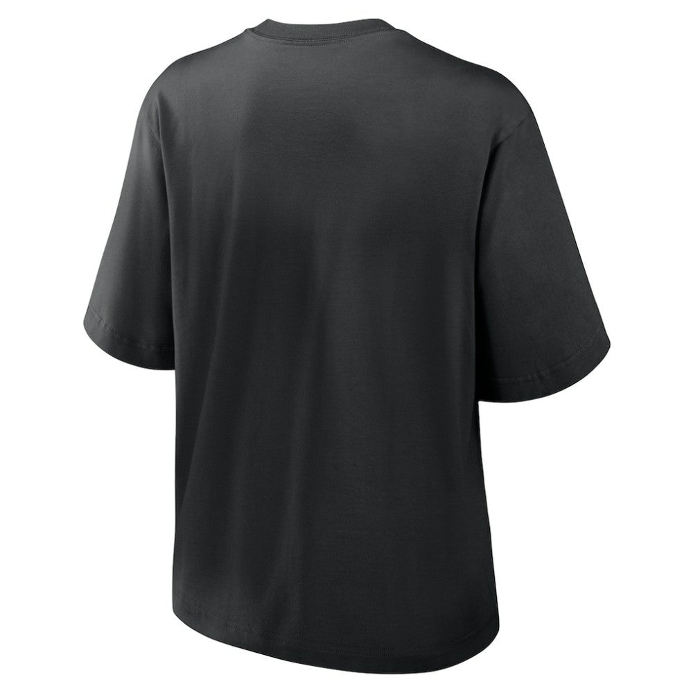 Chicago White Sox Women's Knockout Boxy T-Shirt - Black | Nike