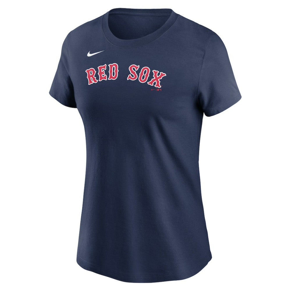 Boston Red Sox Women's Wordmark T-Shirt - Navy | Nike
