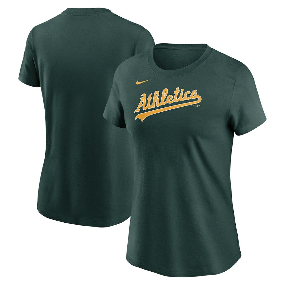 Athletics Women's Wordmark T-Shirt - Green | Nike