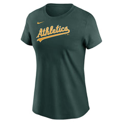 Athletics Women's Wordmark T-Shirt - Green | Nike