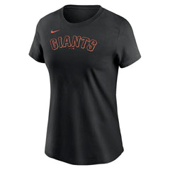 San Francisco Giants Women's Wordmark T-Shirt - Black | Nike
