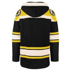 Boston Bruins '47 100th Anniversary Superior Lacer Pullover Hoodie Black