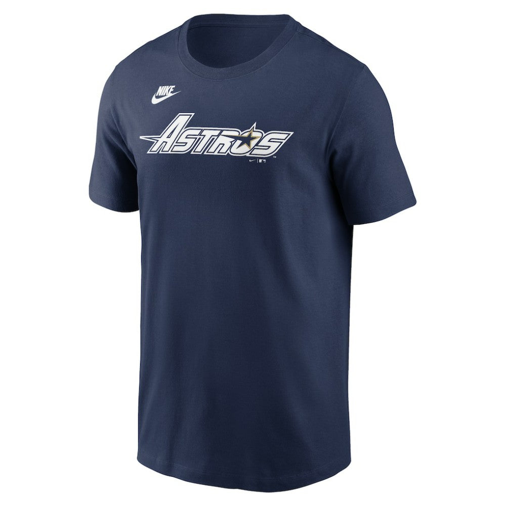 Houston Astros Cooperstown Collection Wordmark T-Shirt - Navy | Nike