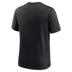 Baltimore Orioles Cooperstown Collection Local Stack Tri-Blend T-Shirt - Heather Black | Nike
