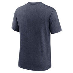 Minnesota Twins Cooperstown Collection Local Stack Tri-Blend T-Shirt - Heather Navy | Nike