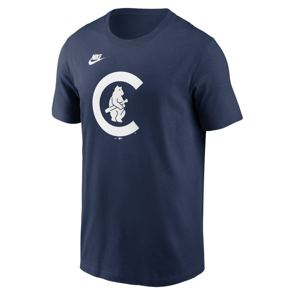 Chicago Cubs Cooperstown Collection T-Shirt - Navy | Nike