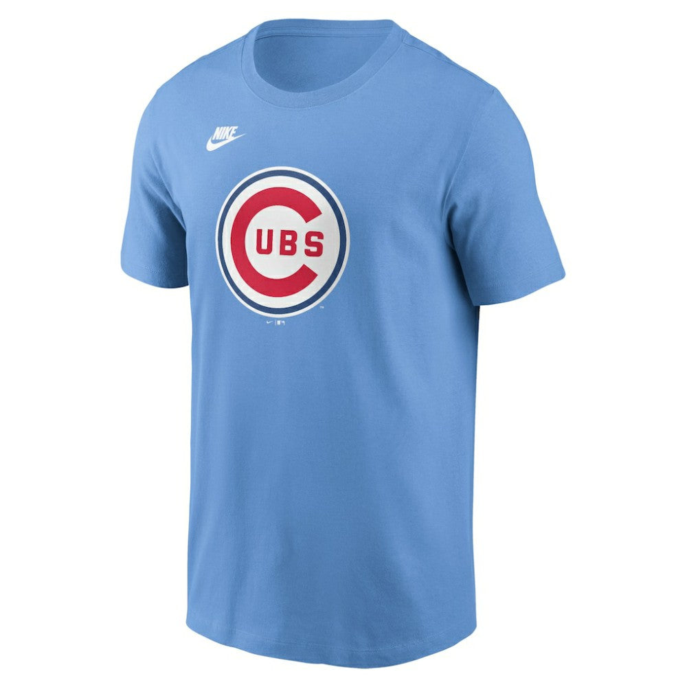 Chicago Cubs Cooperstown Collection T-Shirt - Light Blue | Nike