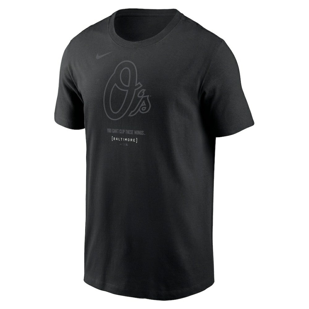 Baltimore Orioles City Connect Large Logo T-Shirt - Black | Nike