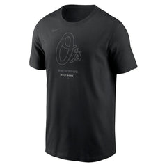 Baltimore Orioles City Connect Large Logo T-Shirt - Black | Nike