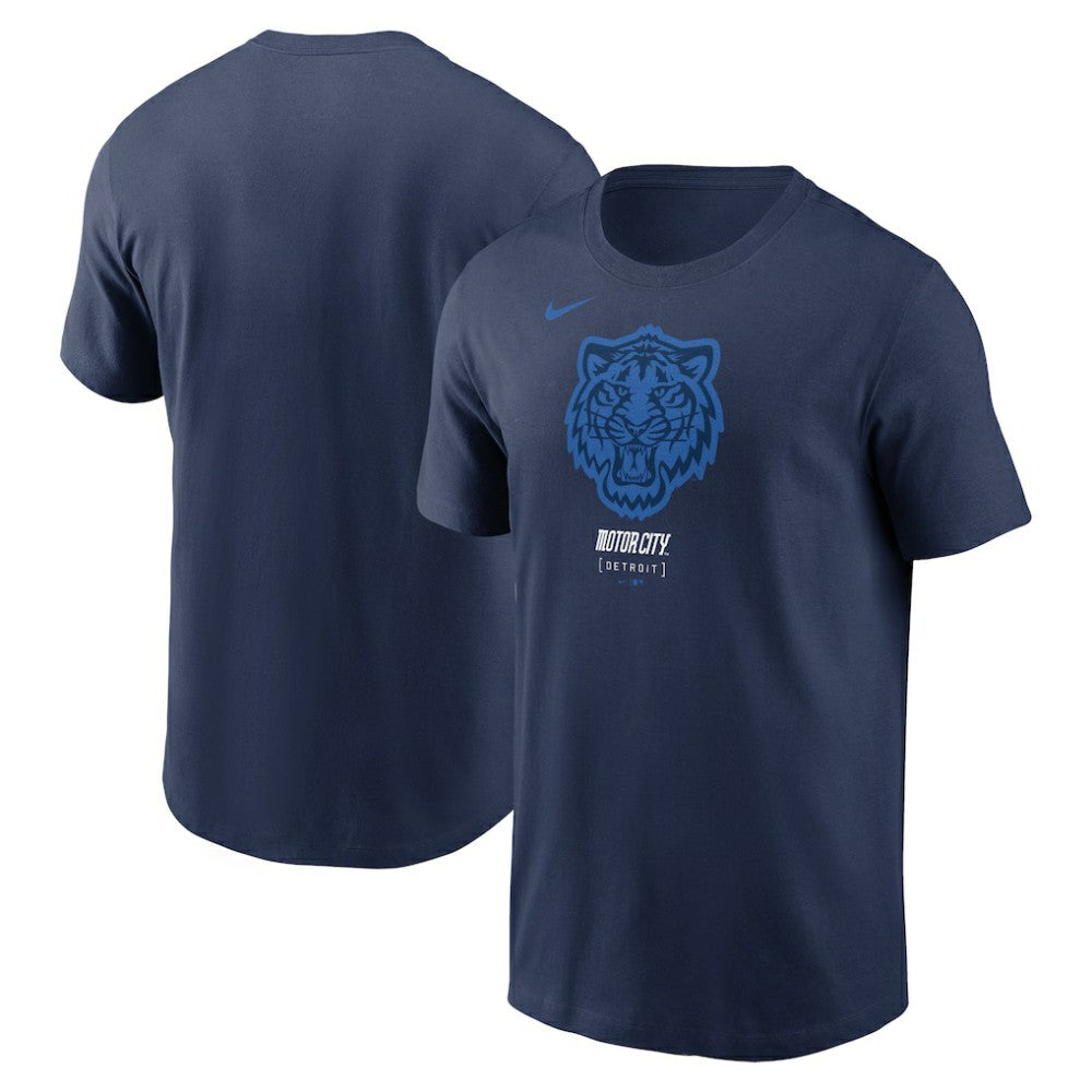 Detroit Tigers 2024 City Connect Large Logo T-Shirt - Navy | Nike