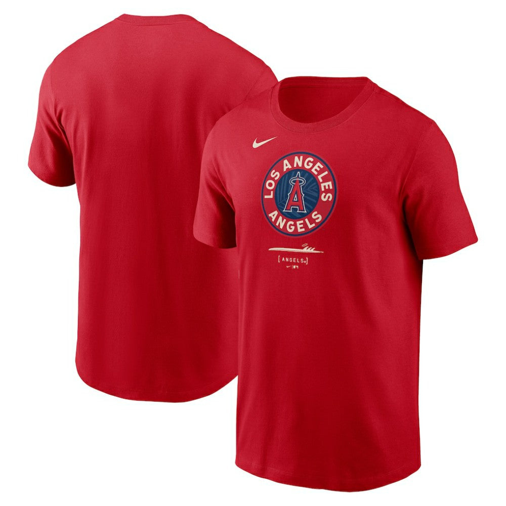 Los Angeles Angels City Connect Large Logo T-Shirt - Red | Nike
