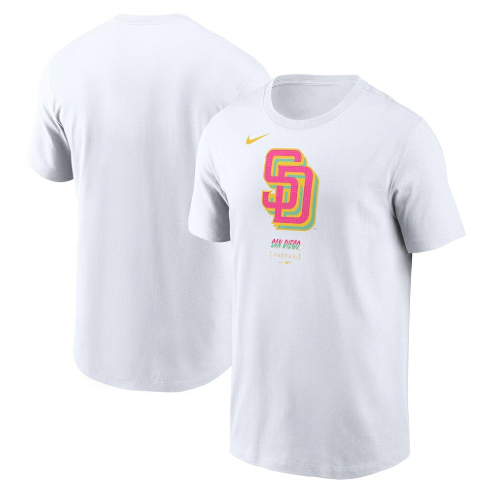 San Diego Padres City Connect Large Logo T-Shirt - White | Nike