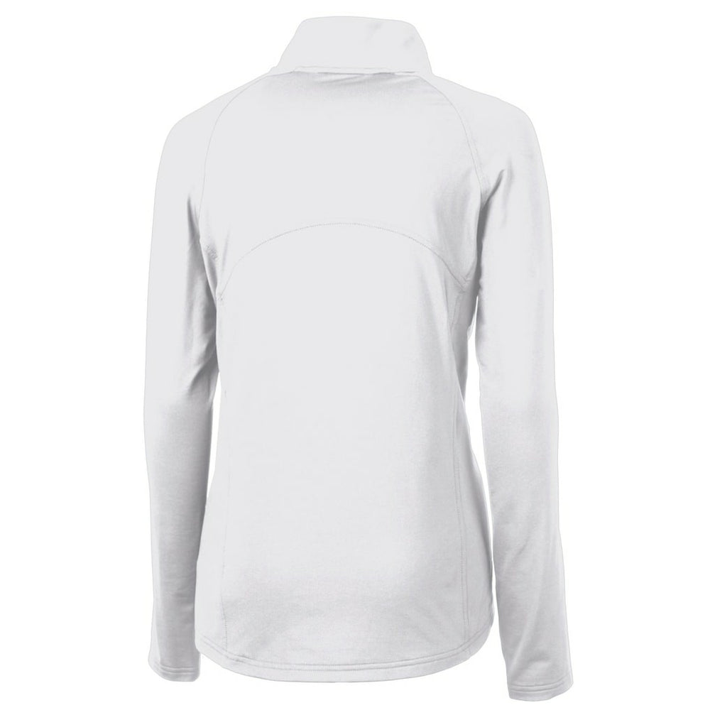 Philadelphia Eagles Cutter & Buck Women's Gridiron Classics Logo Adapt Eco Knit Stretch Recycled Half-Zip Pullover Top - White discount