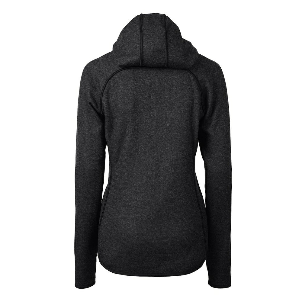 Philadelphia Eagles Cutter & Buck Women's Gridiron Classics Logo Mainsail Sweater-Knit Full-Zip Hoodie - Heather Charcoal cheap