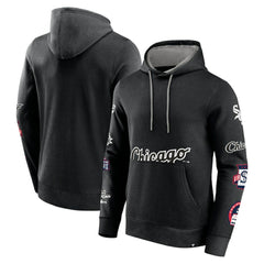 Chicago White Sox Wild Winner Pullover Hoodie - Black