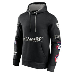 Chicago White Sox Wild Winner Pullover Hoodie - Black