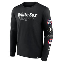 Chicago White Sox Strike the Goal Long Sleeve T-Shirt - Black