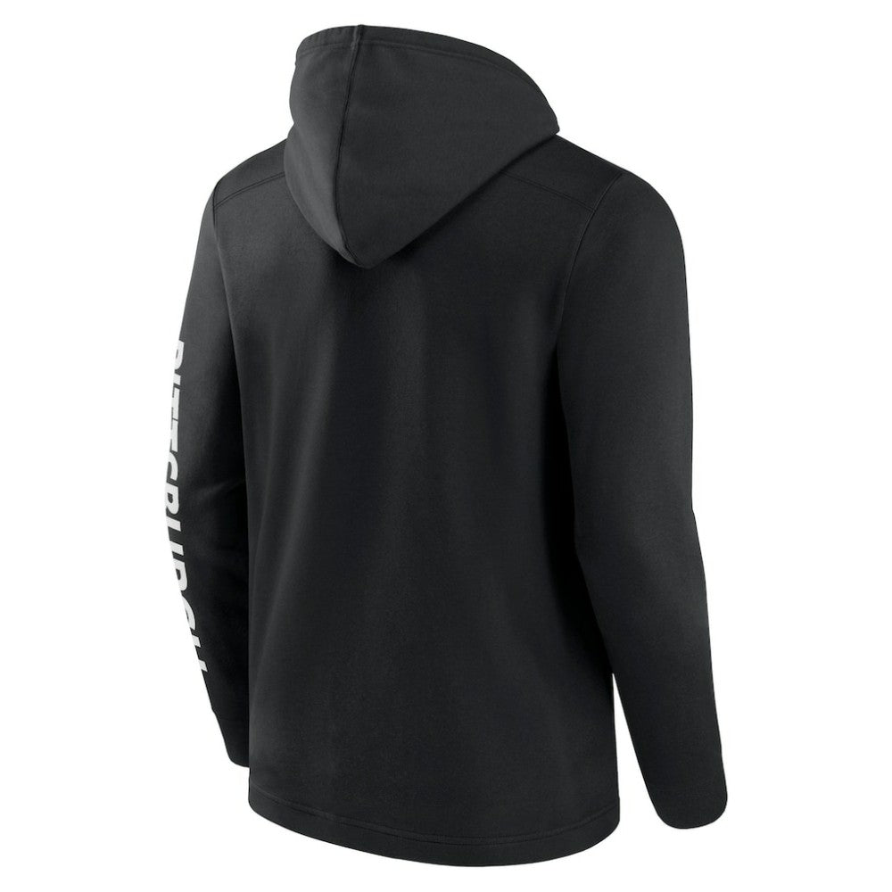 Pittsburgh Pirates Ace Hoodie Full-Zip Sweatshirt - Black