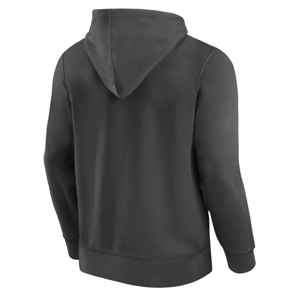 San Francisco Giants Black Plan for Adversity Henley Fleece Pullover Hoodie