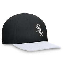 Chicago White Sox Two-Tone Snapback Hat - Black/White | Nike