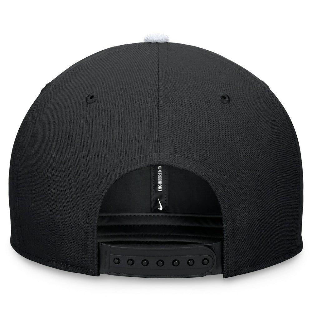 Chicago White Sox Two-Tone Snapback Hat - Black/White | Nike