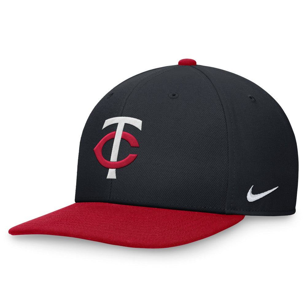 Minnesota Twins Two-Tone Snapback Hat - Navy/Red | Nike