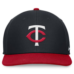 Minnesota Twins Two-Tone Snapback Hat - Navy/Red | Nike