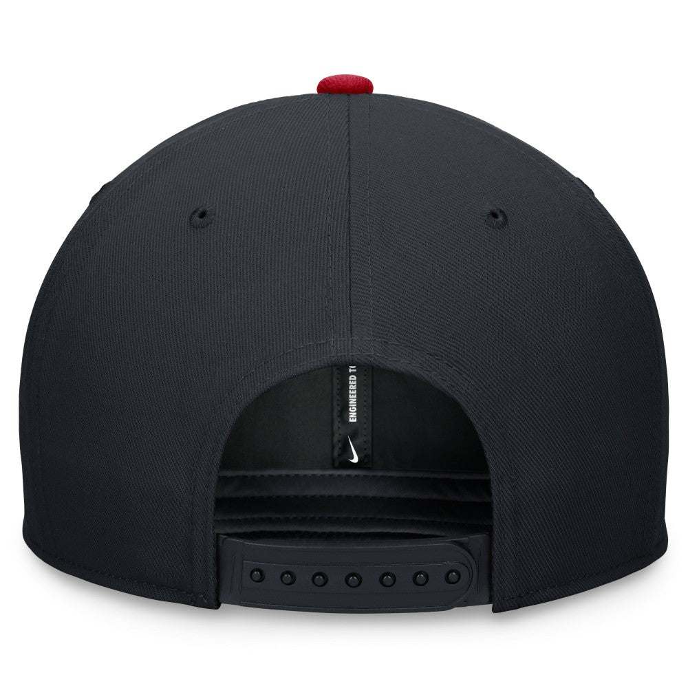 Minnesota Twins Two-Tone Snapback Hat - Navy/Red | Nike