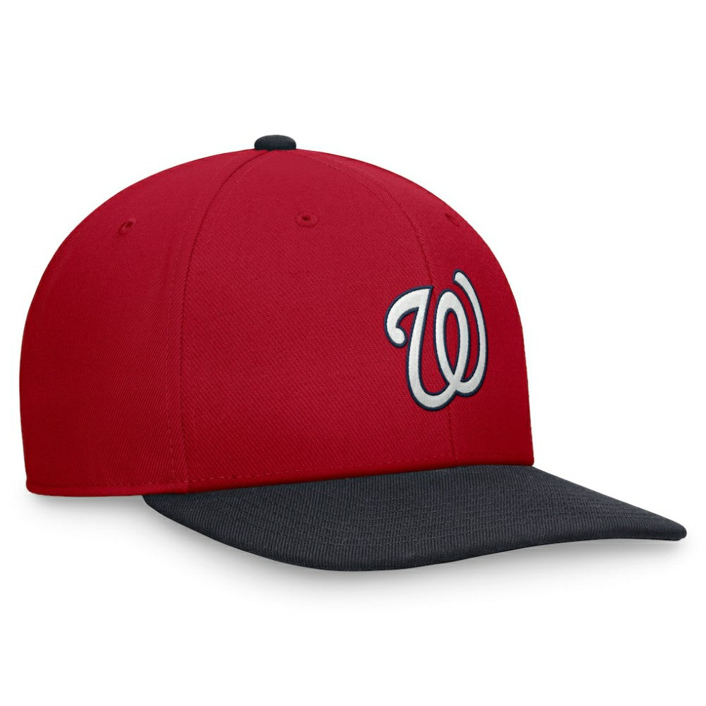 Washington Nationals Two-Tone Snapback Hat - Red/Navy | Nike
