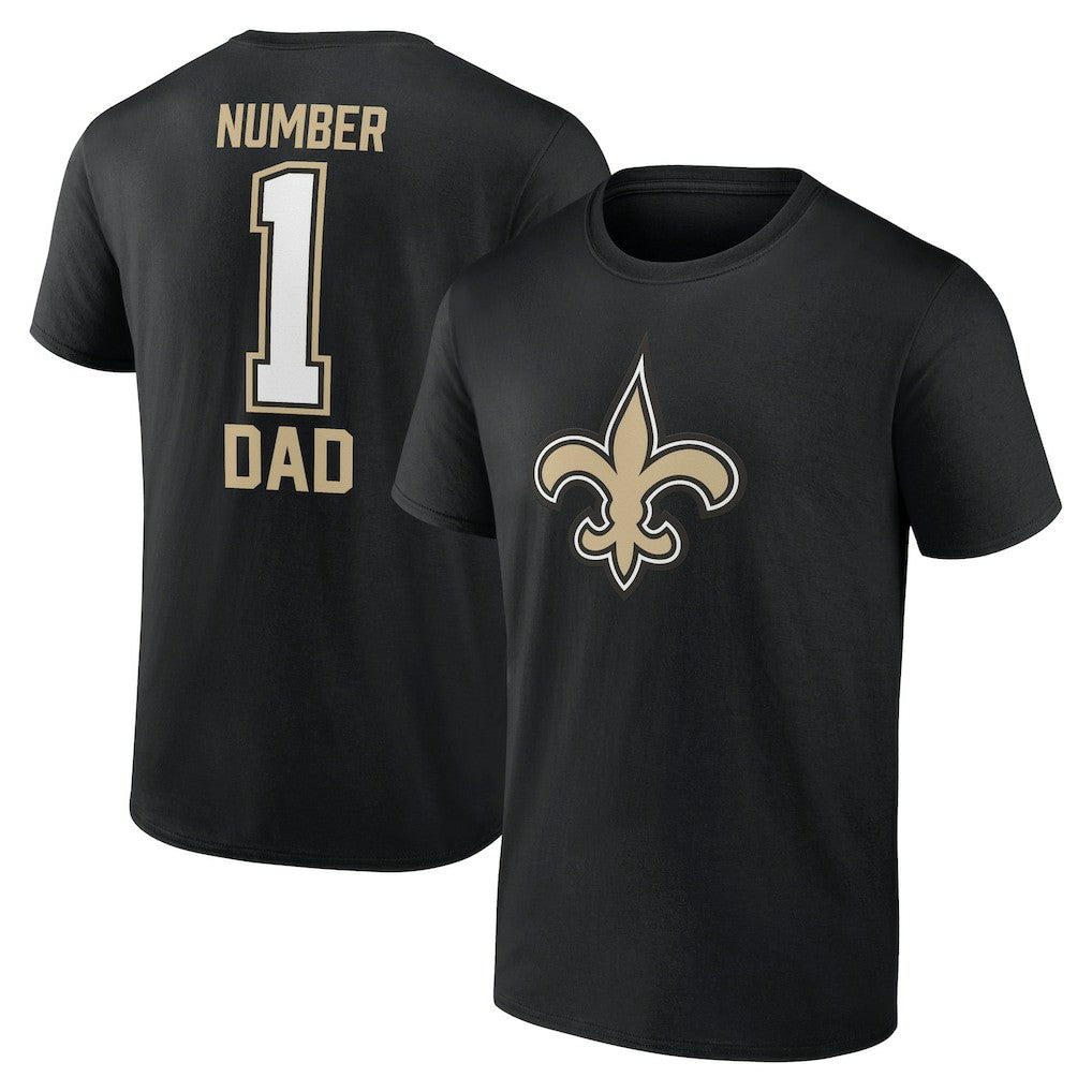 New Orleans Saints Father's Day T-Shirt - Black cheap