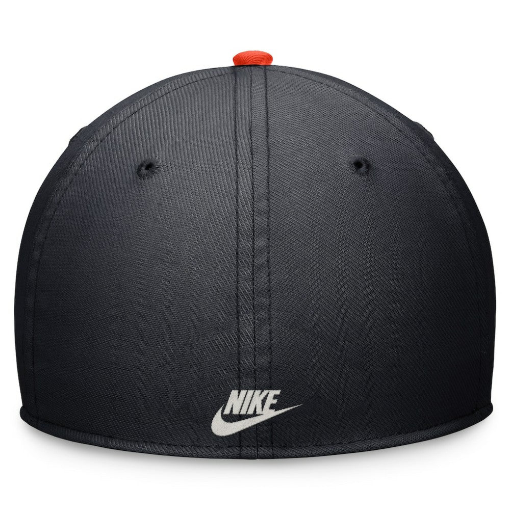 Houston Astros Cooperstown Collection Rewind Swooshflex Performance Hat - Navy/Orange | Nike