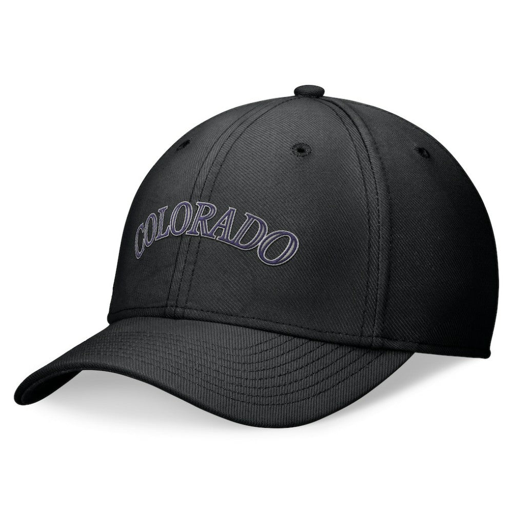 Colorado Rockies Performance Flex Hat - Black | Nike
