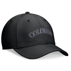 Colorado Rockies Performance Flex Hat - Black | Nike