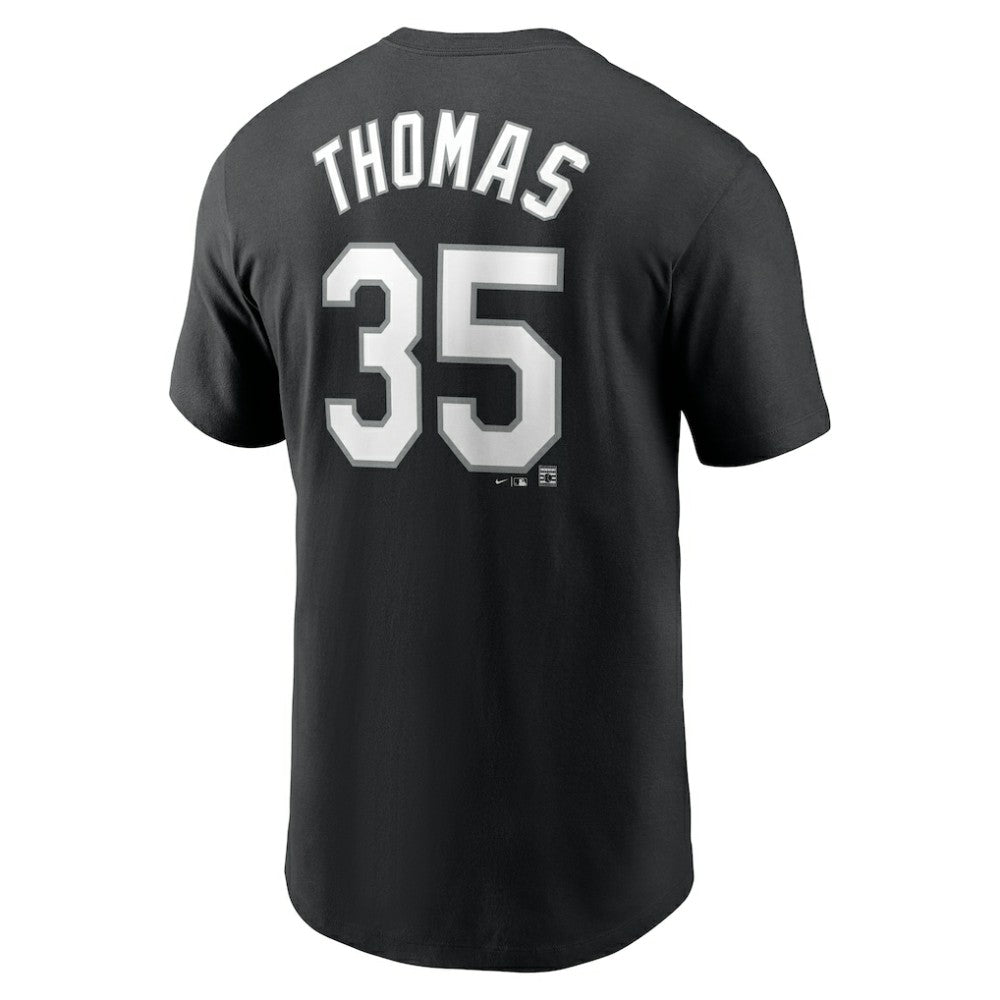 Frank Thomas Chicago White Sox Cooperstown Collection Fuse Name & Number T-Shirt - Black | Nike