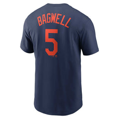 Jeff Bagwell Houston Astros Cooperstown Collection Fuse Name & Number T-Shirt - Navy | Nike
