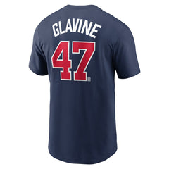 Tom Glavine Atlanta Braves Fuse Name & Number T-Shirt - Navy | Nike