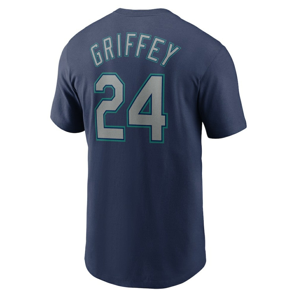 Ken Griffey Jr. Seattle Mariners Fuse Name & Number T-Shirt - Navy | Nike