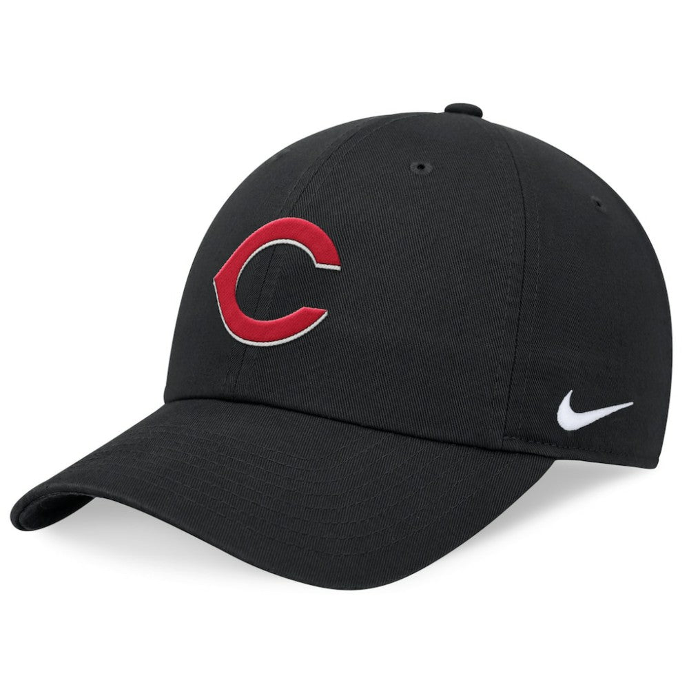 Cincinnati Reds Club Adjustable Hat - Black | Nike