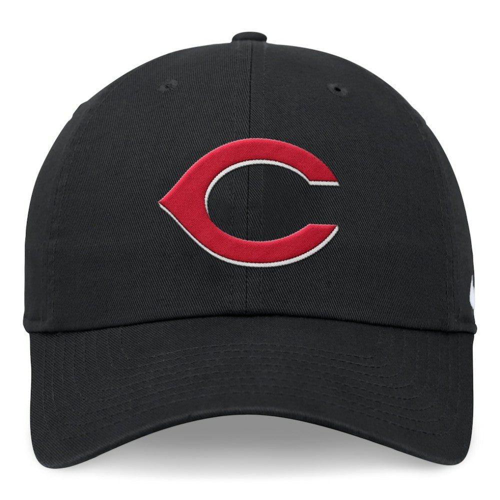 Cincinnati Reds Club Adjustable Hat - Black | Nike