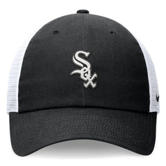 Chicago White Sox Club Trucker Adjustable Hat - Black | Nike