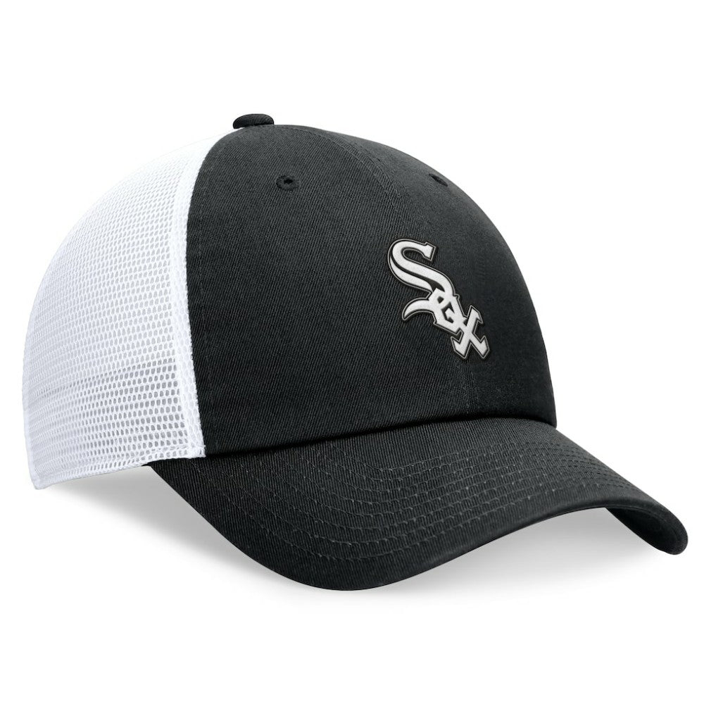 Chicago White Sox Club Trucker Adjustable Hat - Black | Nike