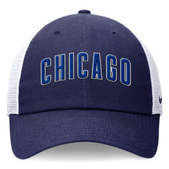 Chicago Cubs Wordmark Adjustable Trucker Hat - Royal | Nike