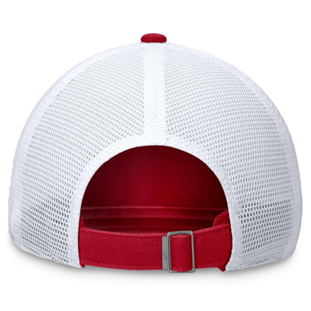 Washington Nationals Wordmark Adjustable Trucker Hat - Red | Nike