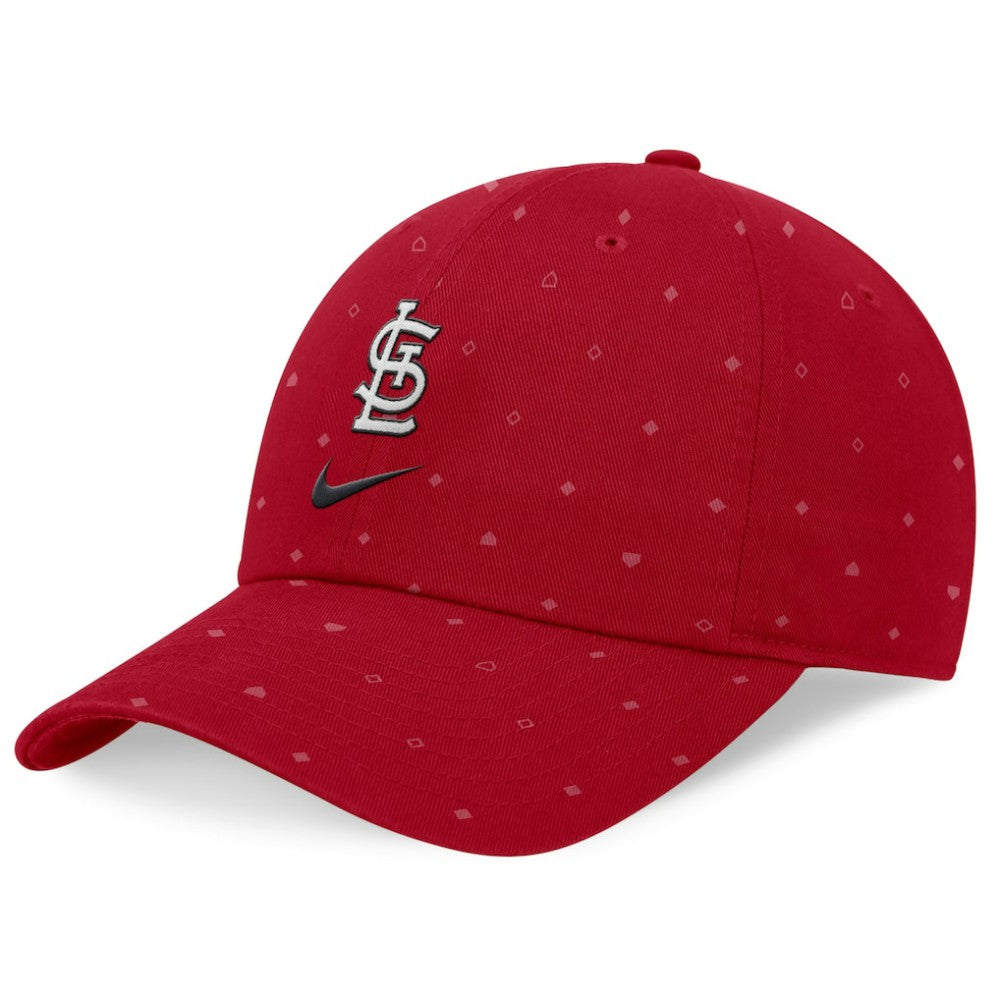 St. Louis Cardinals Primetime Print Club Adjustable Hat - Red | Nike